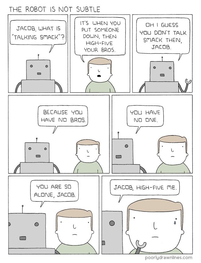 Poorly Drawn Lines Talking Smack