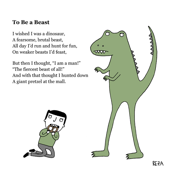 Poorly Drawn Poem: To Be a Beast