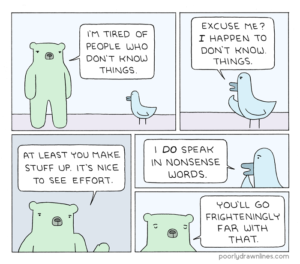 Don’t Know Things | Poorly Drawn Lines