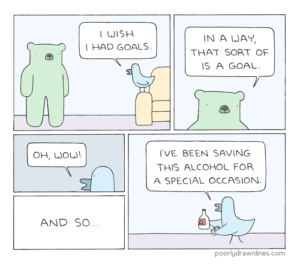 Goals | Poorly Drawn Lines