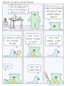 Self Employed | Poorly Drawn Lines