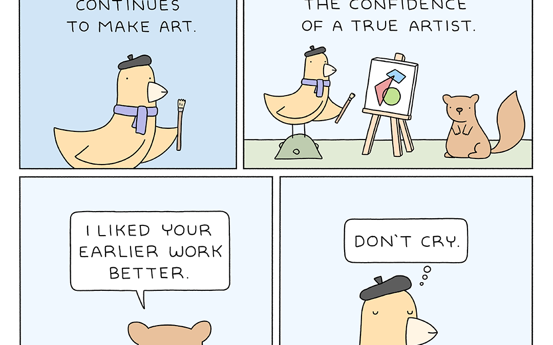 Trash Bird Makes Art