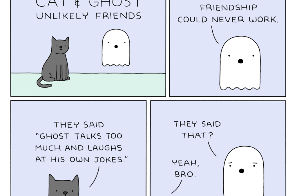 Cat and Ghost